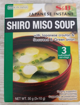 Soupe miso blanc instantanée - 3 x 10 g